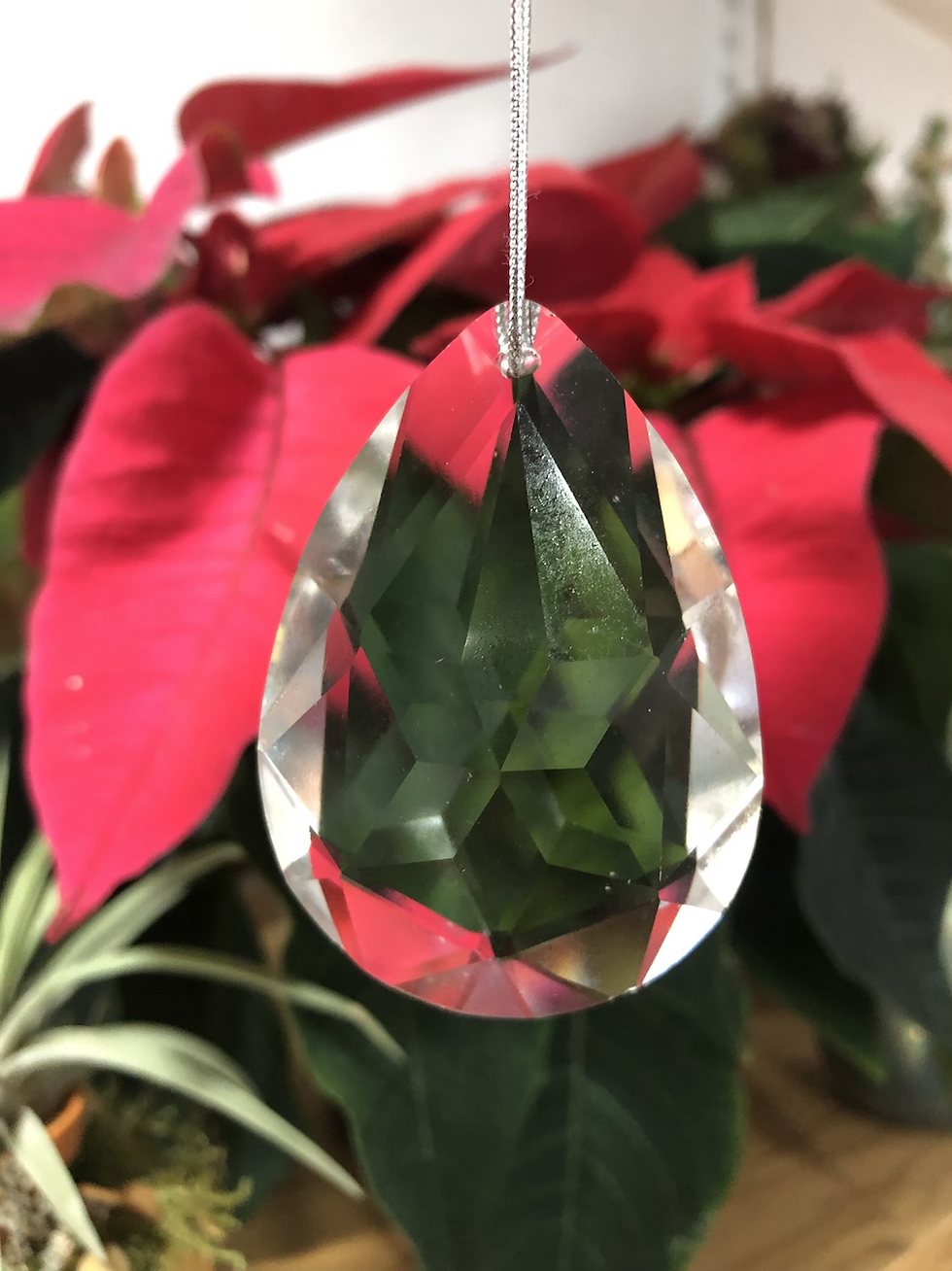Miniature : Véritable « faux diamant » 💎 en polyrésine cristal à suspendre 