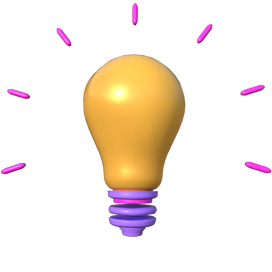 3D art bulb