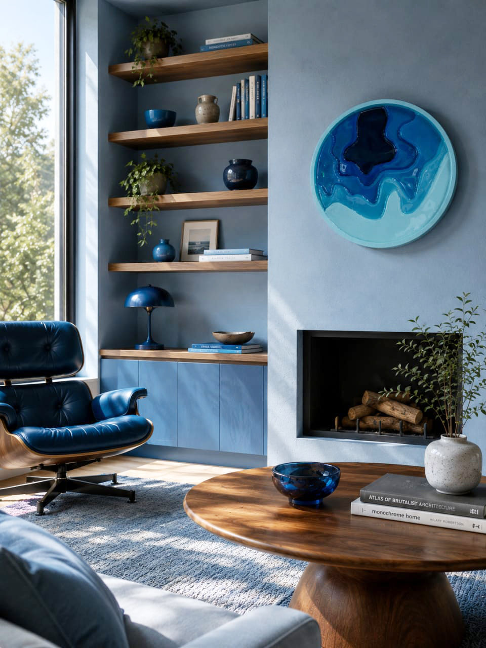 Ocean-Inspired MDF & Resin Wall Décor
