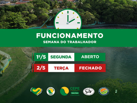 1º de maio | Confira o funcionamento do Clube na Semana do Trabalhador
