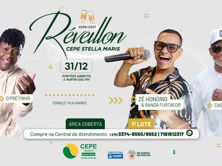 Venha celebrar a chegada do Ano Novo no Réveillon CEPE Stella Maris