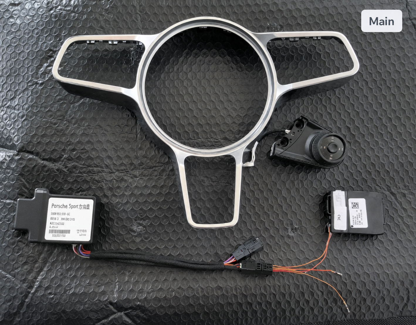 Sport Chrono Retrofit Kit for Porsche 991.1 / 991.2 / 718 (clock optional)