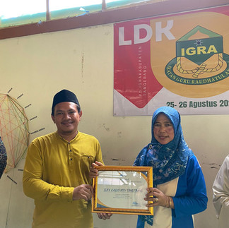 Sertifikat Kegiatan LDK
