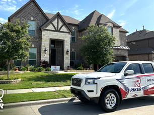 Riker Home Services truck in Plano TX