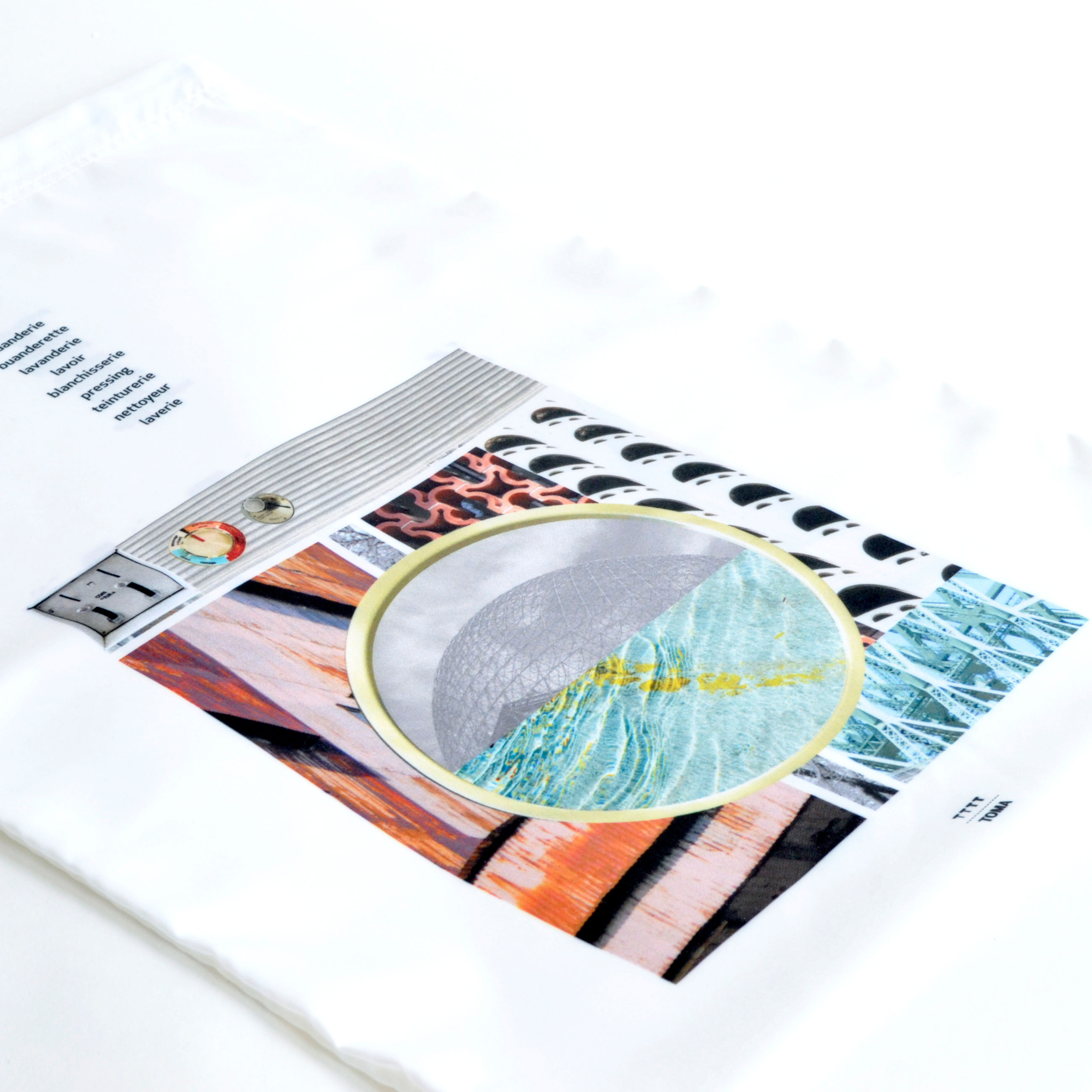 "LANDROMAT" BLUE TRAVEL BAG