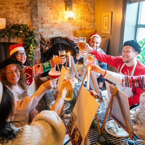 Why Wait for the Christmas Rush? Start Planning Your Christmas Paint Party Today 🎄🎨
