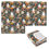 Miniature : Plaid en polaire Sherpa "Ghost Bootanical Multicolore"