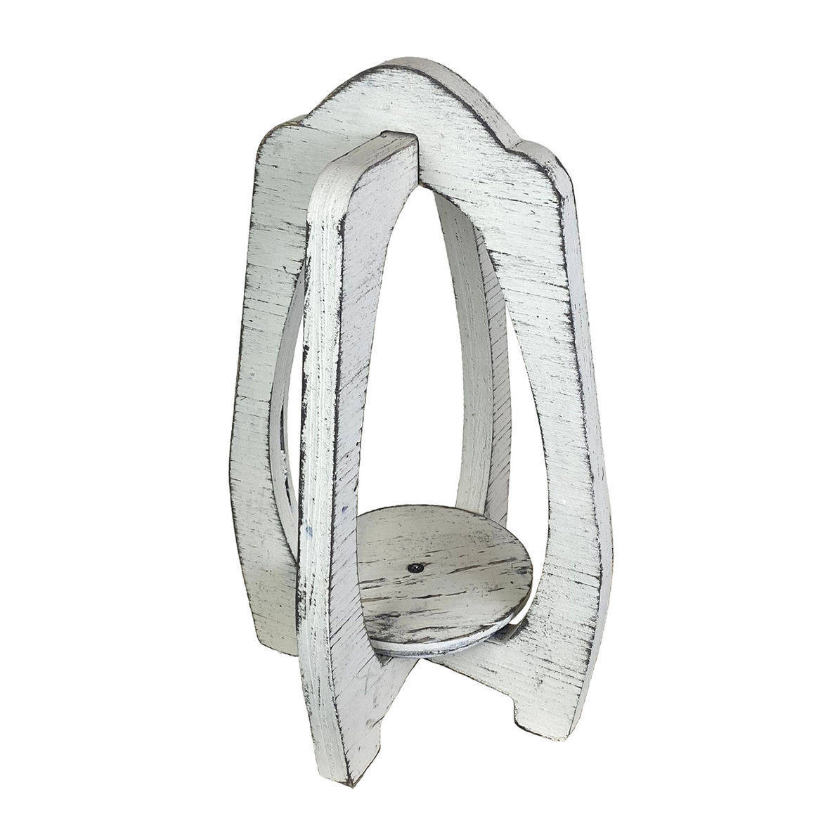 Lanterne de ferme Farmhouse blanchi