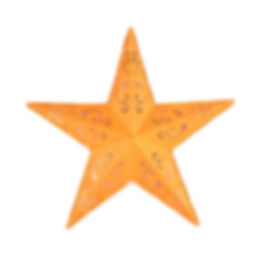 OLD YELLOW LACY STAR