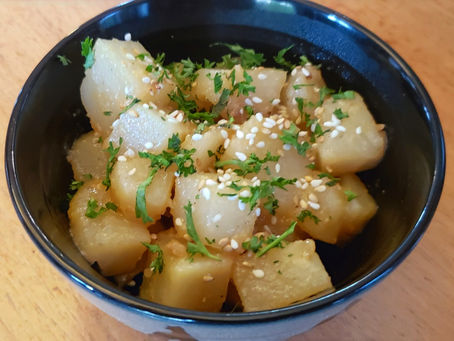 Miso & Honey Glazed Turnips