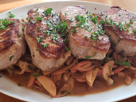 Apple Sage Pork Chops