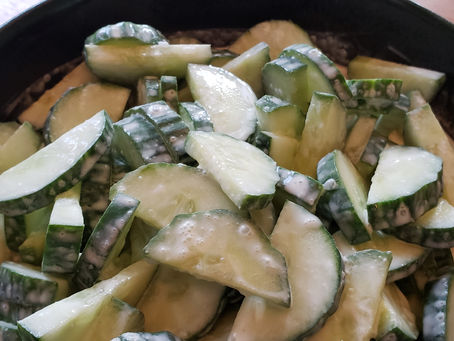 Cucumbers in Cream