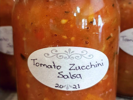 Tomato Zucchini Salsa
