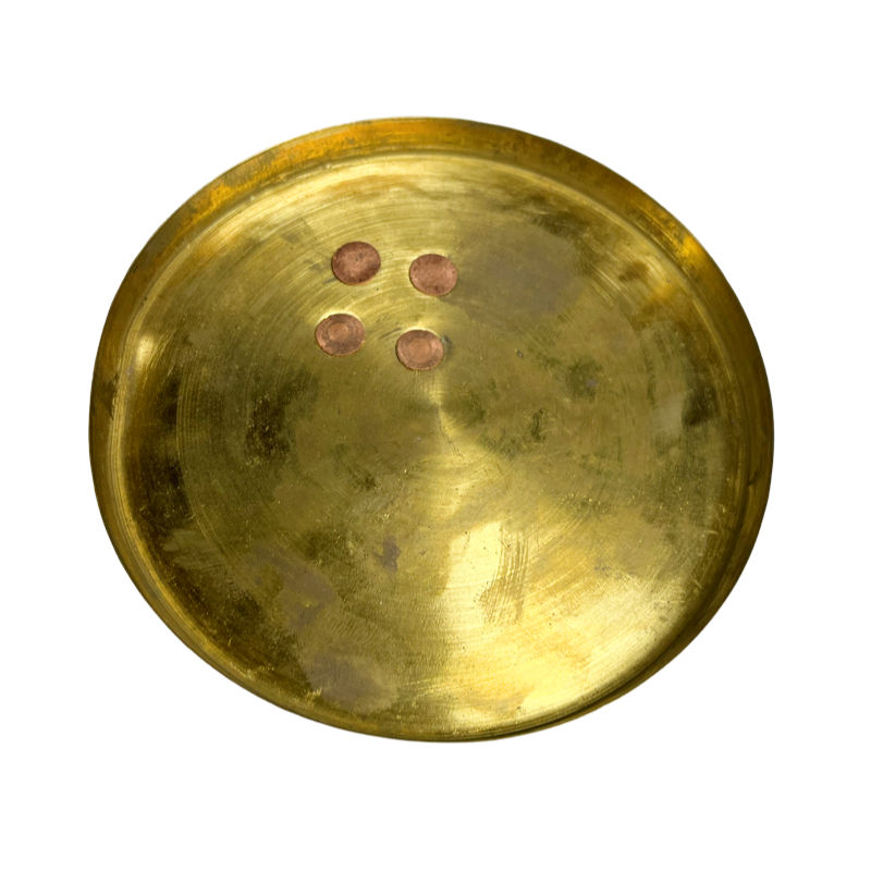 Thumbnail: Antique Brass Tiffin Box Lunchbox Bento Box