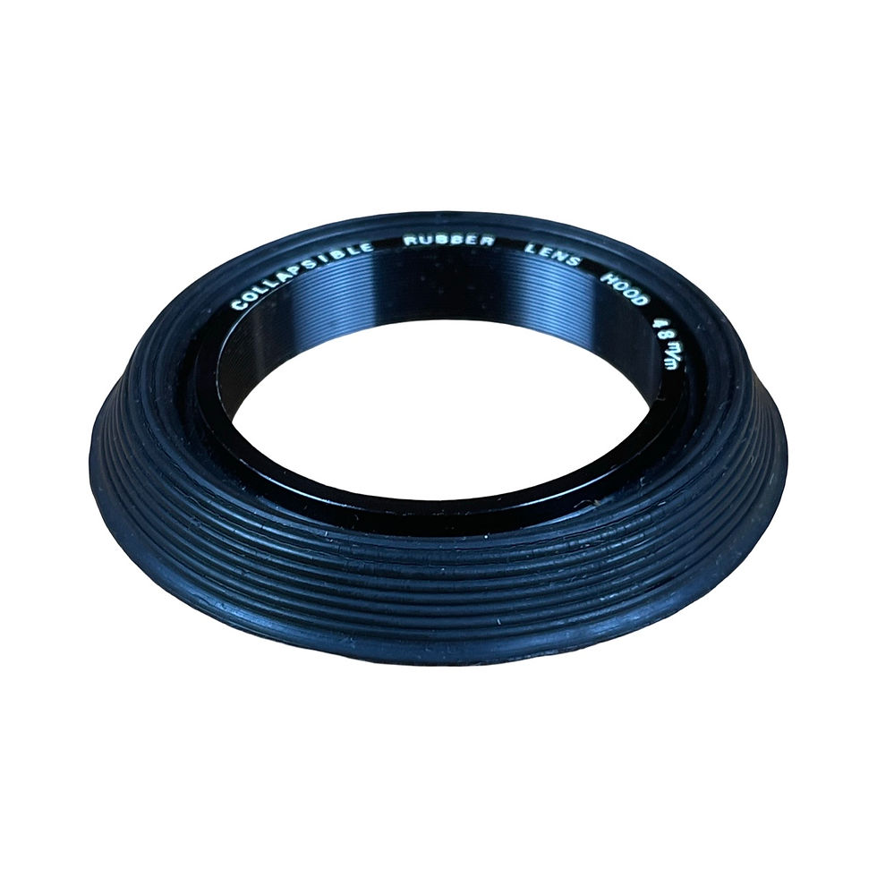 Thumbnail: Vintage Collapsible Rubber Lens Hood 48mm (Unbranded)