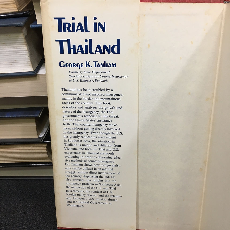 Thumbnail: George K Tanham / Trial in Thailand