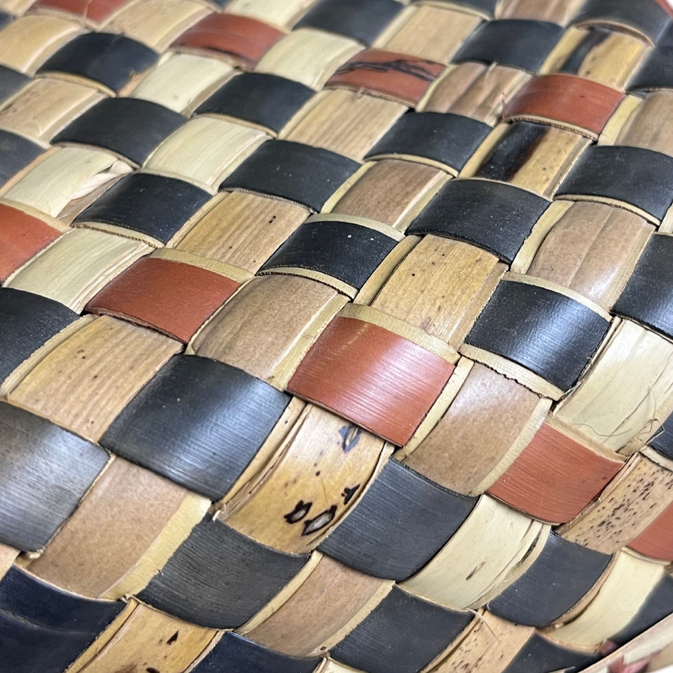 Thumbnail: Rare ‘Pah’ Woven Palm Leaf Basket from Burma