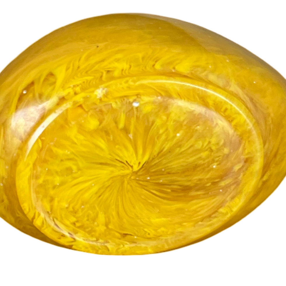 Thumbnail: Golden Mustard Peking Glass Snuff Bottle (without Stopper)