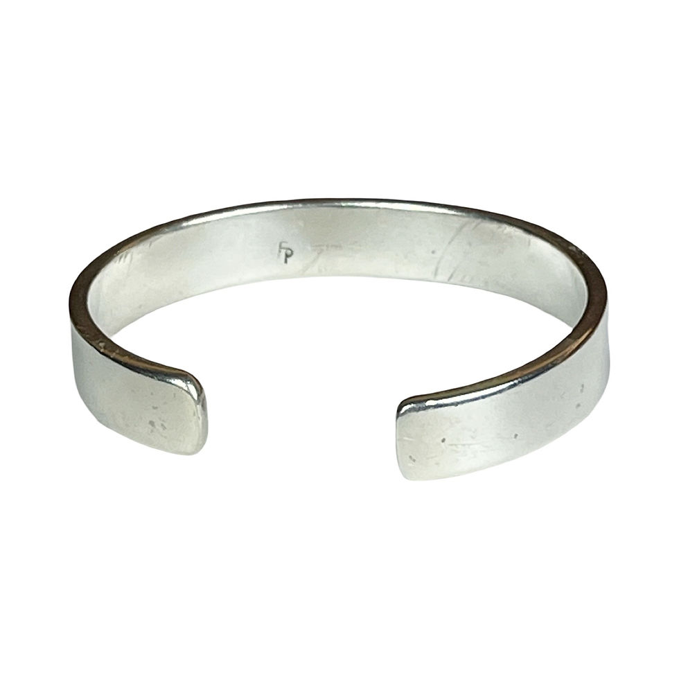Thumbnail: Frank Patania FP Sterling Silver Slim Cuff, 6”