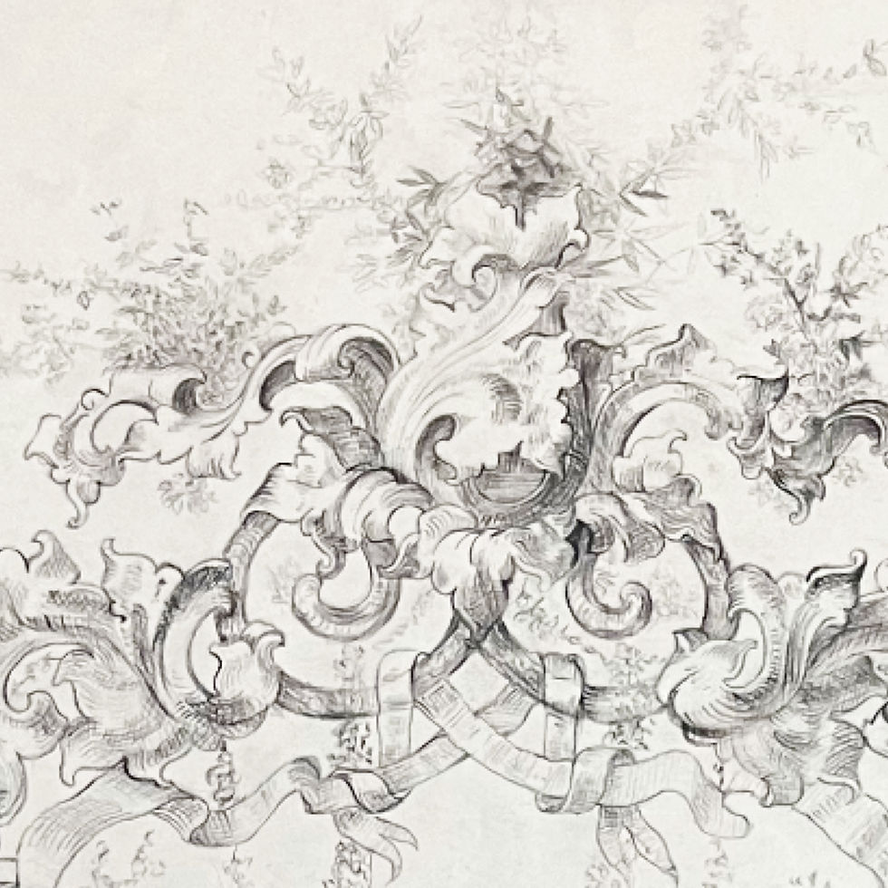 Thumbnail: William Wenzlick: Ornamental Landscape circa 1860s