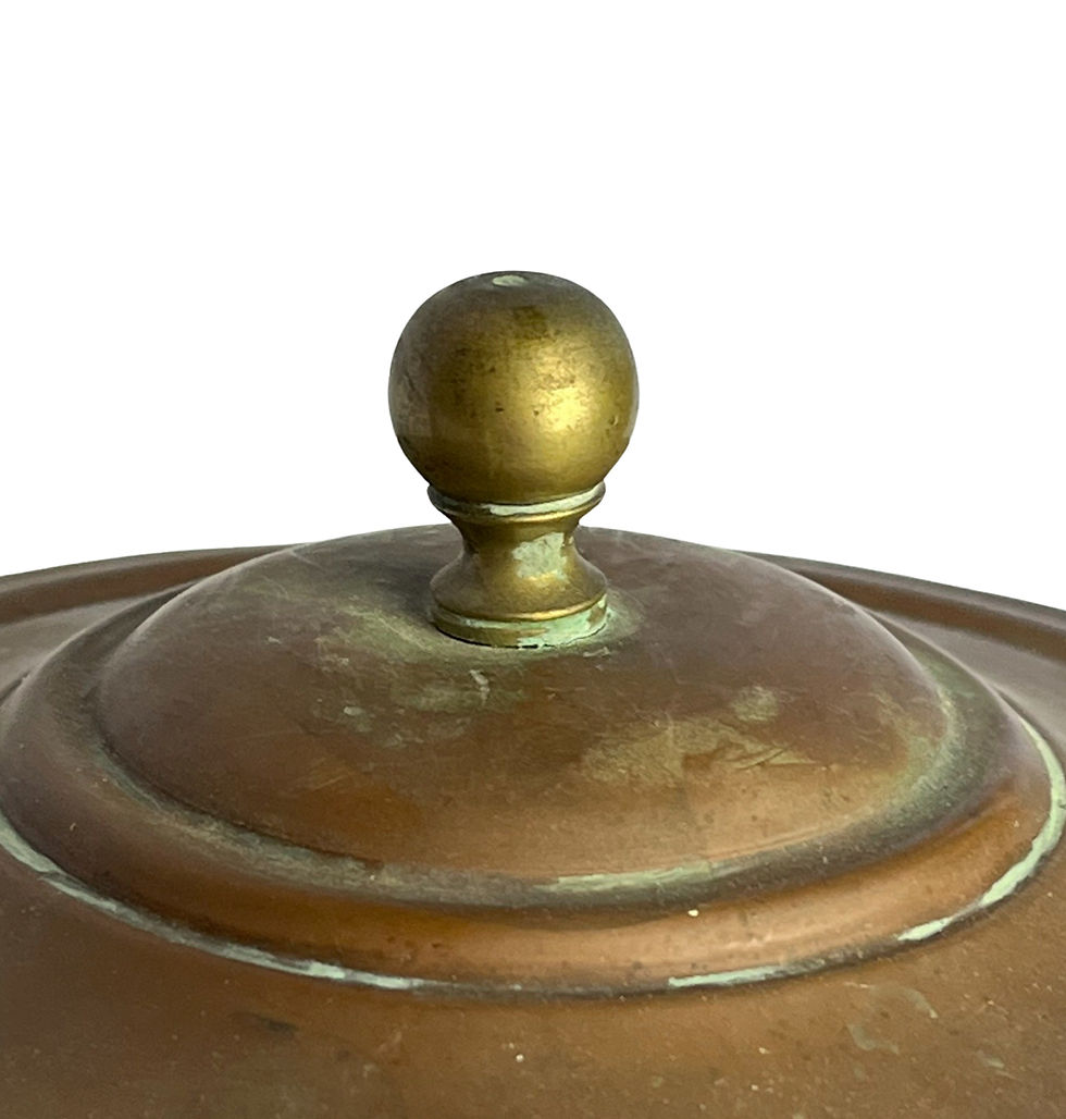 Thumbnail: Vintage Hanging Pot Bucket with Handle and Lid