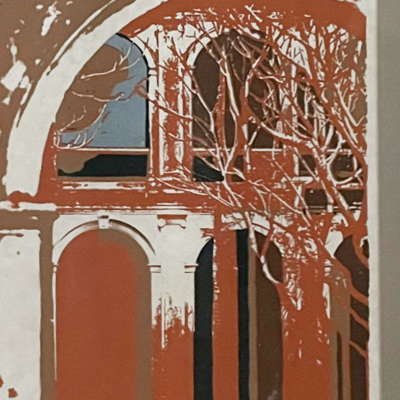 Thumbnail: Jacqueline Page Sutliff: Arches-Macau Var II (1979) (27” x 21 1/4”)