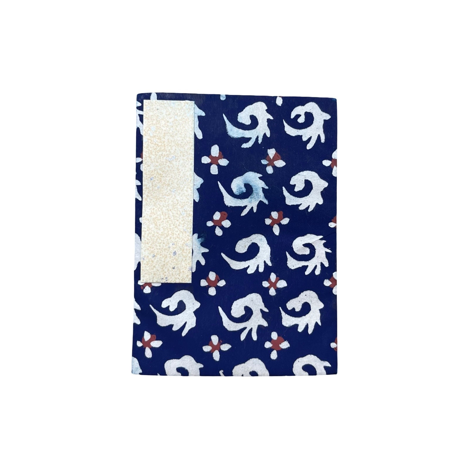 Orihon Accordion Notebook/Sketchbook: Blue Red White (4 1/8” x 3”)