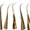 Thumbnail: Thai Dance Brass Finger Nail Extensions (Set of 10) FREE WITH OTHER PURCHASE