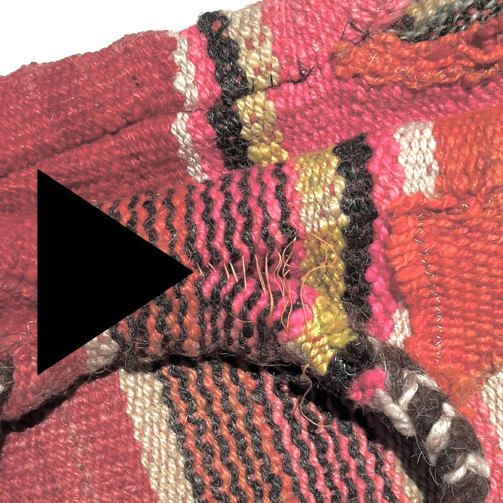 Thumbnail: TB 009 Bolivian Fair Trade Wool Handbag (Minor Stitching Needed)