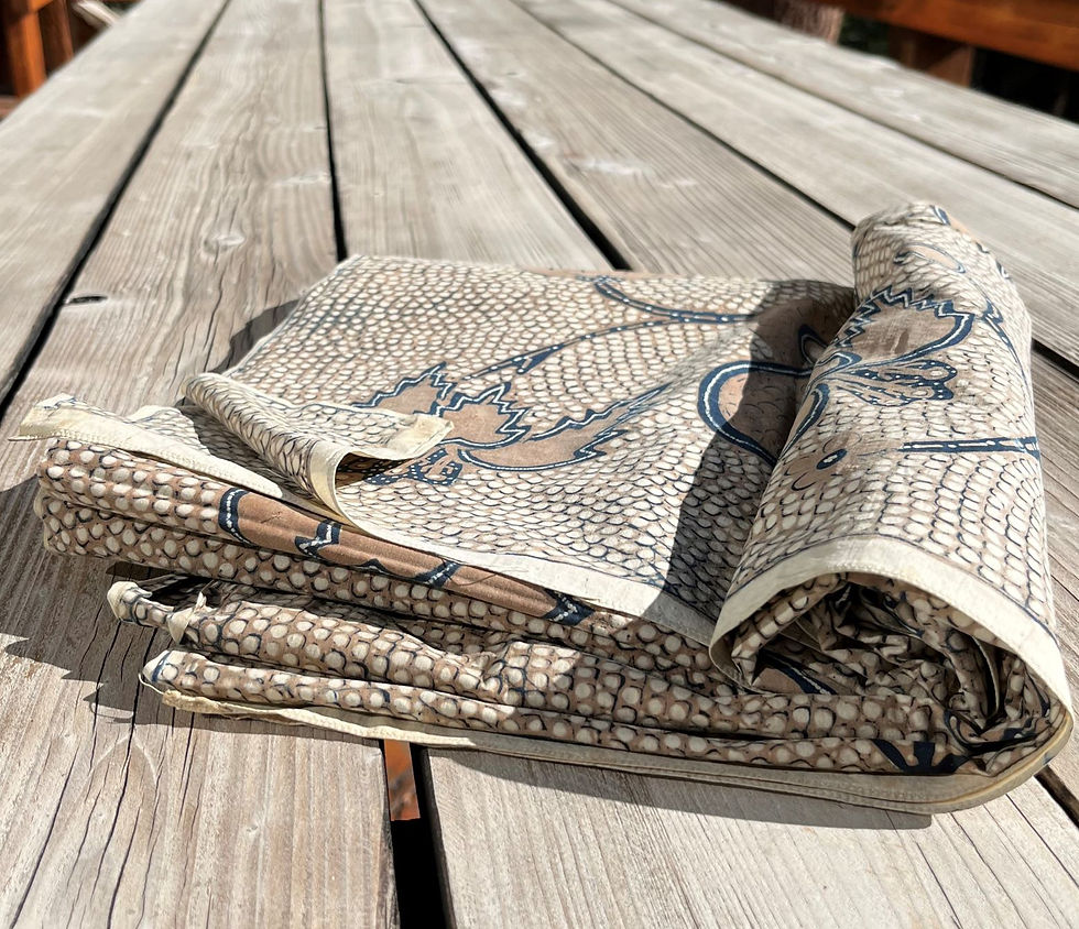 Thumbnail: TI 022 Soya Bean with Dragon/Naga Pattern Sarong