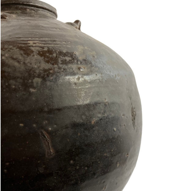 Thumbnail: Antique Chinese Ceramic Martaban Jar Bean Pot