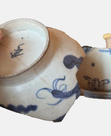 Thumbnail: Chinese Ceramic Bowl Pieces (Set of 2)