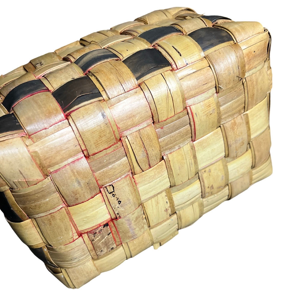 Thumbnail: Rare ‘Pah’ Woven Palm Leaf Basket from Burma