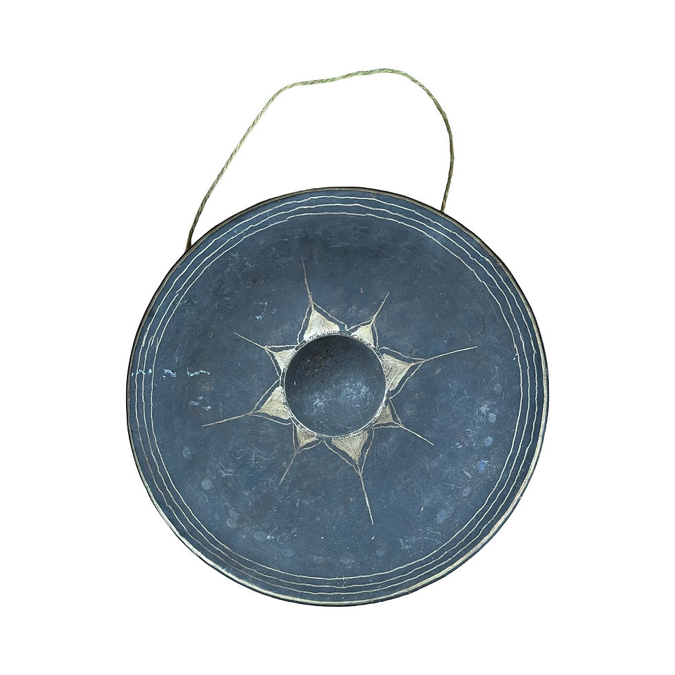 Thumbnail: Vintage Thai Nipple Gong, 11” Diameter