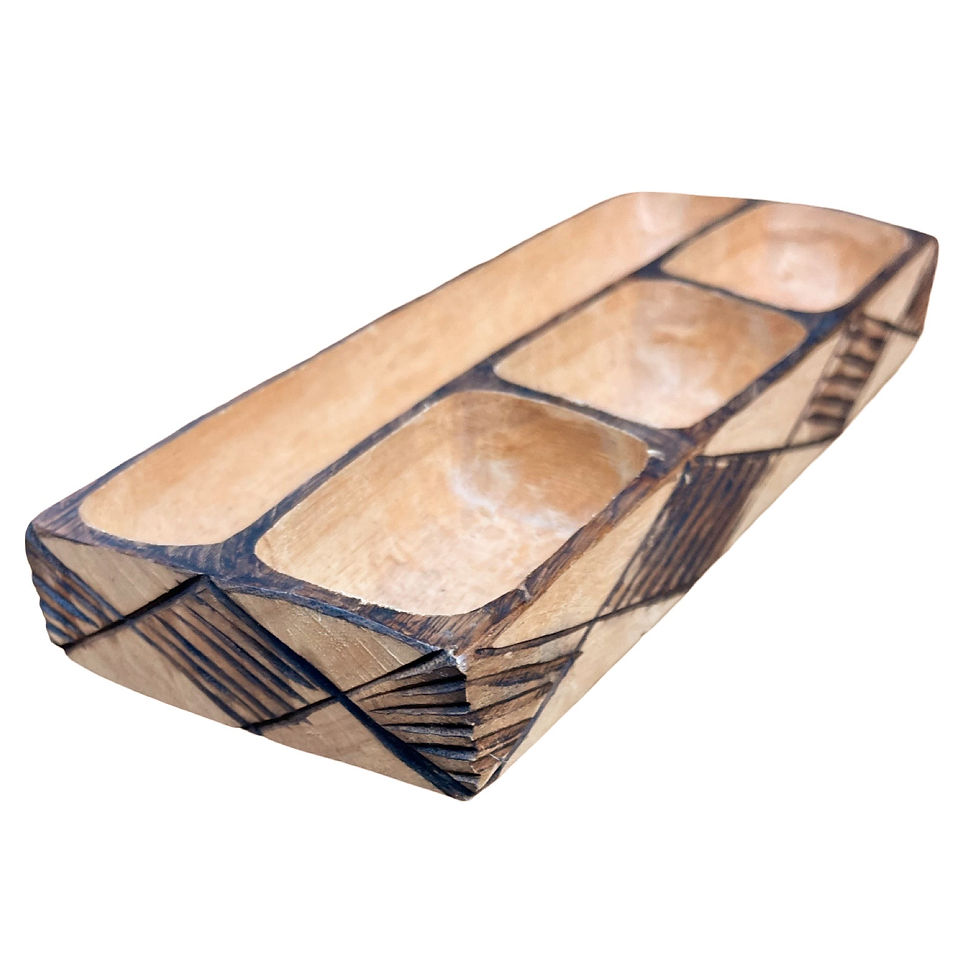 Thumbnail: Vintage African Kenya Handcrafted Desk Organizer