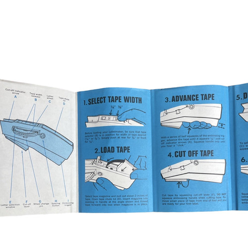 Vintage Dymo Mark VI Model M-6 Embossing Label Maker, 1966-1970s