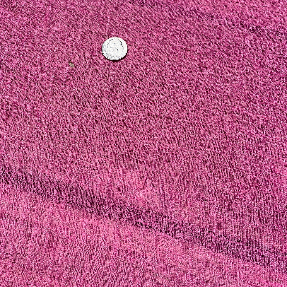 Thumbnail: TSS 050 Sheer Pink Textured Shawl (Used)