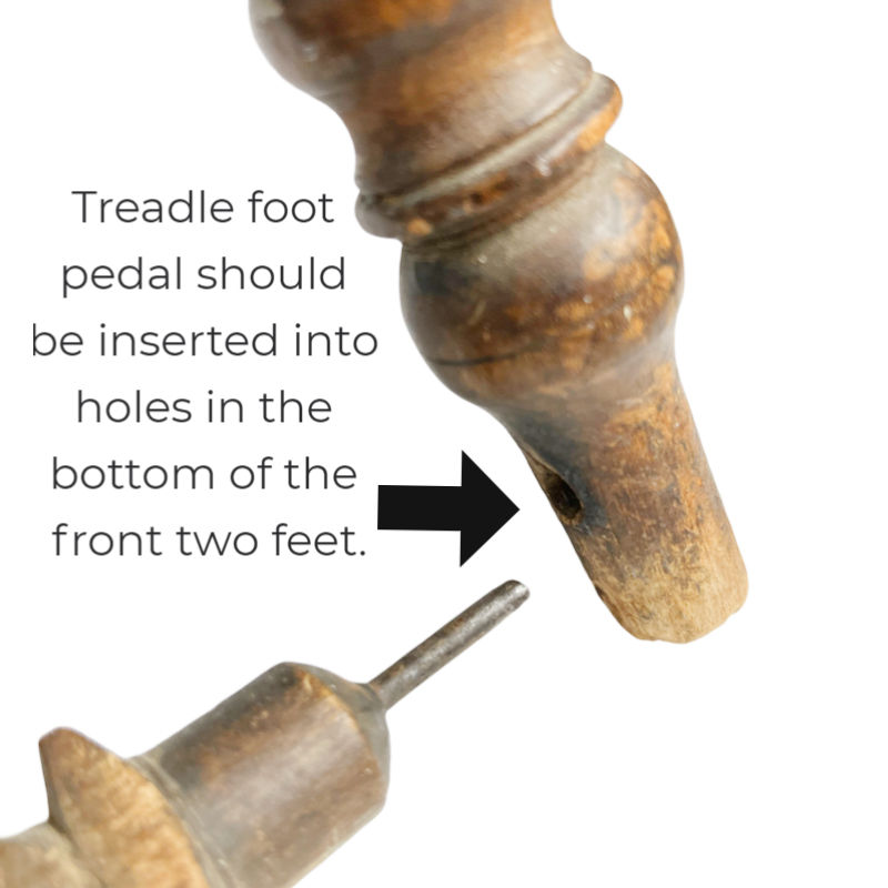 Thumbnail: Antique Spinning Wheel for Display (Parts Missing)