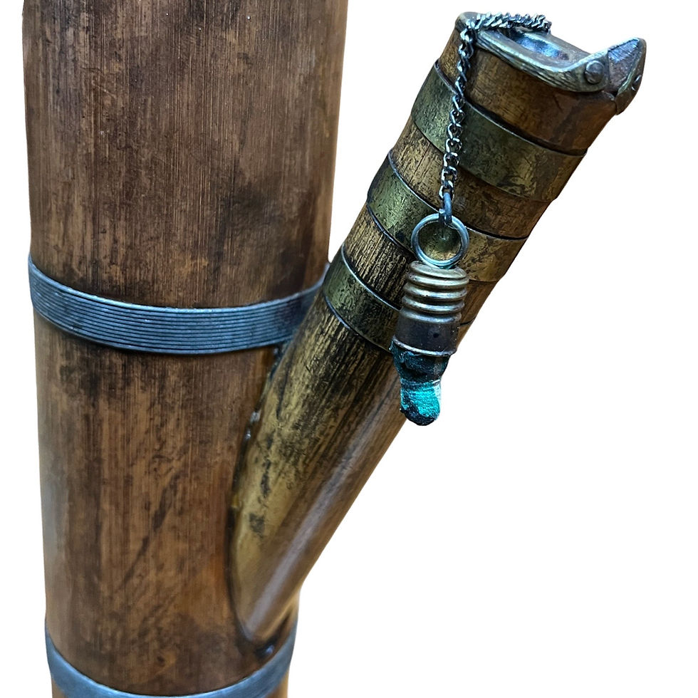 Thumbnail: Vintage Decorative Chinese Bong Pipe (Never Used)