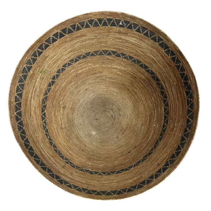 Thumbnail: Large Native American Basket 11" Tall 22.5" Diameter