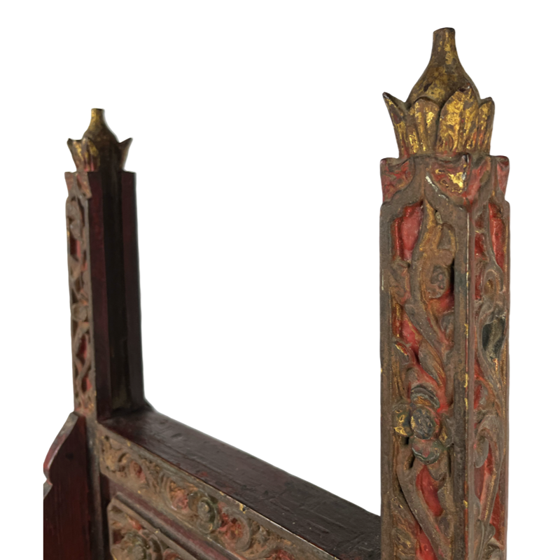 Thumbnail: Antique Indonesian Handcarved Vanity with Chest and Drawers (without Mirror)
