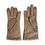 Thumbnail: Vintage Thick Brown Pigskin Viscose Lining Gloves, Size 6-6.5