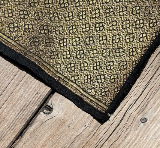 Thumbnail: TOTI 011 Gold Embroidered Swatch to Upcycle