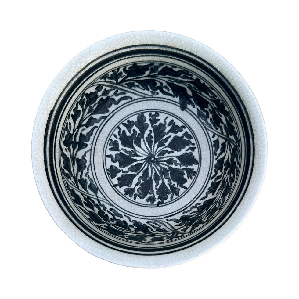 Thumbnail: Sawankhalok / Sangkhalok-Style Reproduction Bowl, 2 1/4" Tall