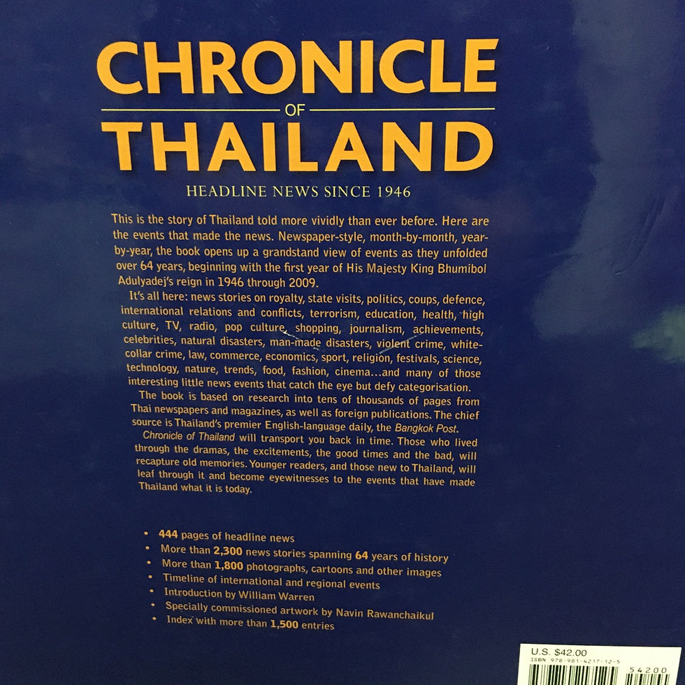 Thumbnail: Bangkok Post / Chronicle of Thailand: 1946-2009