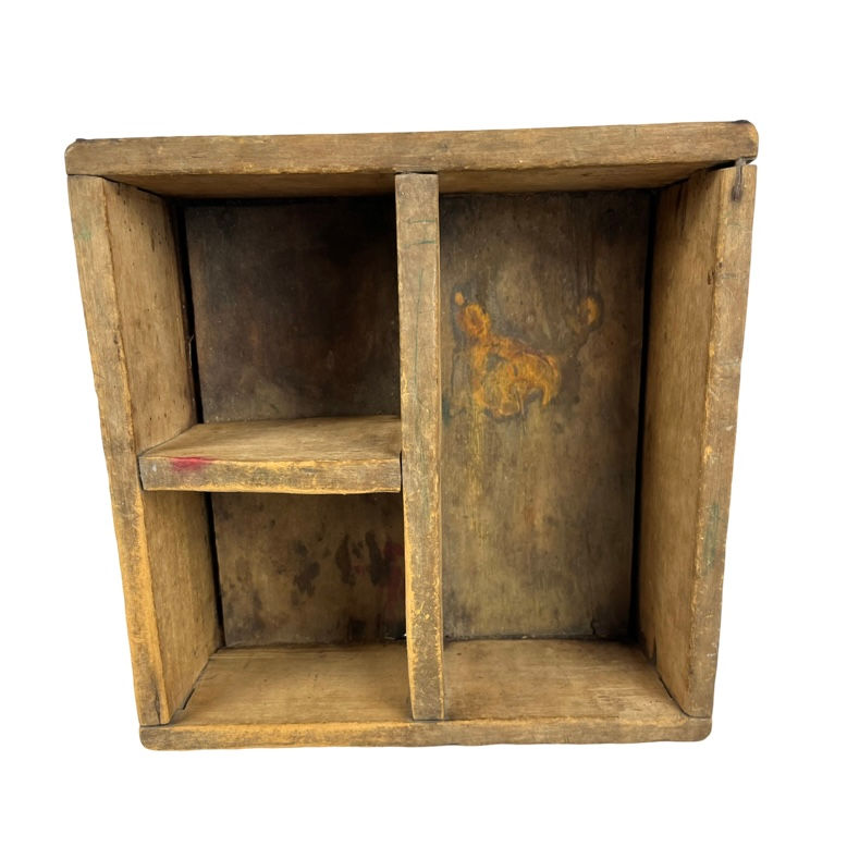 Thumbnail: Antique Indian Betel Nut Box with Buddhist/Hindu/Jain Sauwastika Pattern