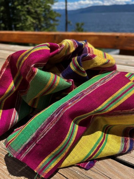 Thumbnail: TOTT 013 Colorful Striped Cotton Cloth