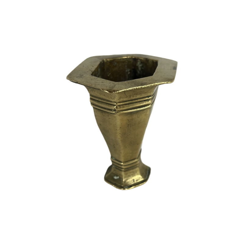 Thumbnail: Indonesian Betel Sirih Leaf Holder Brass (Vase, Candleholder, Pen Holder)
