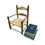 Thumbnail: Antique American Woven Wood Child’s Chair / Large Doll Chair