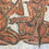 Thumbnail: Vintage Thai Temple Rubbing on Rice Paper: Musicians Dark Orange (20.5” x 23”)